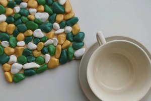 Мастер-класс «Подставка из гальки»