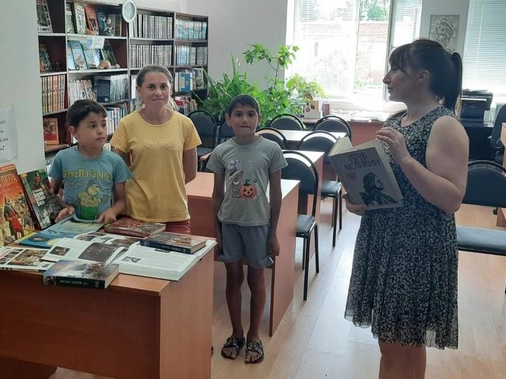 Экскурсия в Детскую библиотеку «Путешествие в страну Вообразилию»