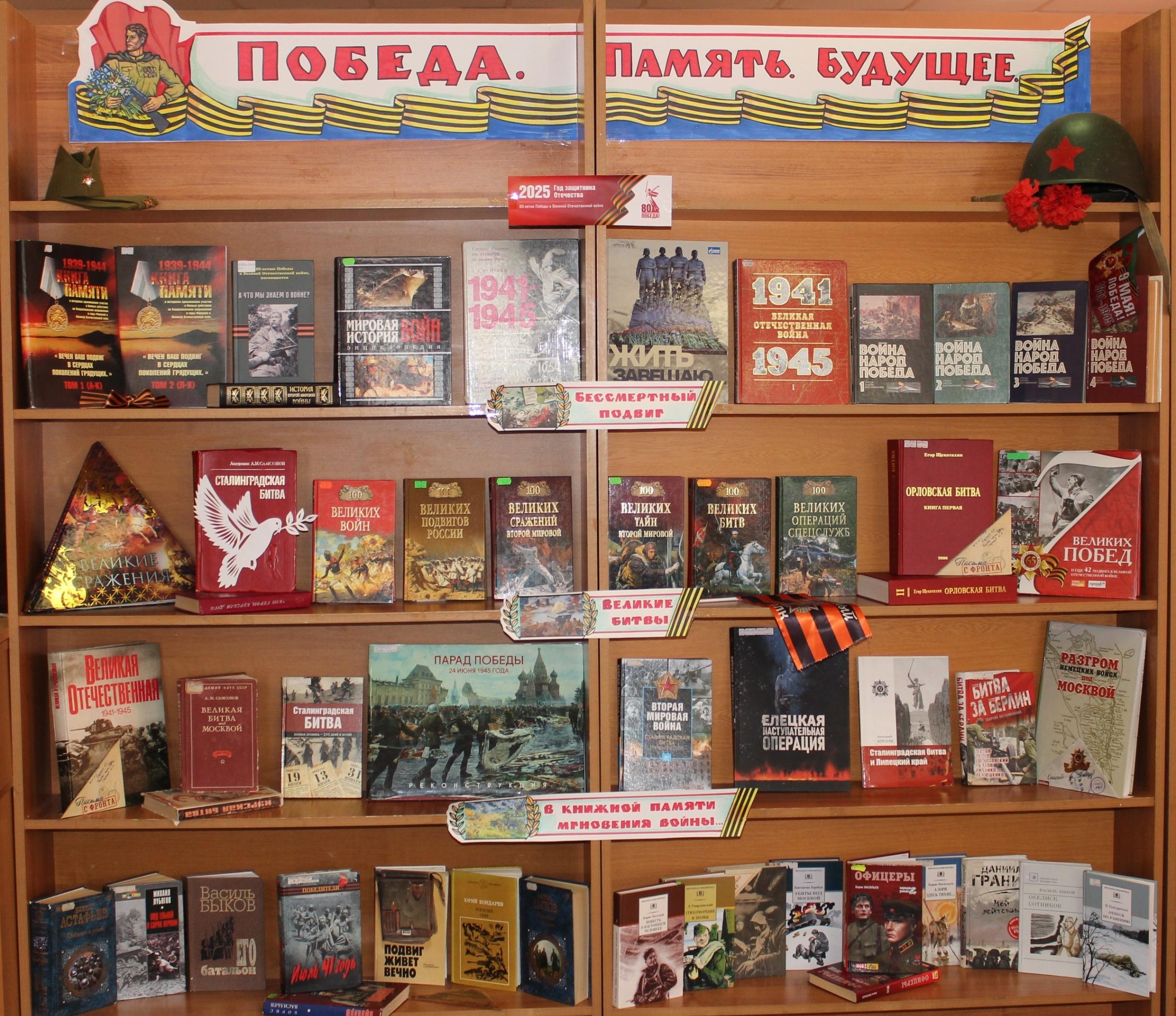 Книжная выставка «Победители»