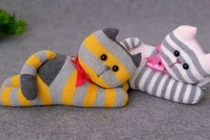 Мастер-класс «Кот из носка»