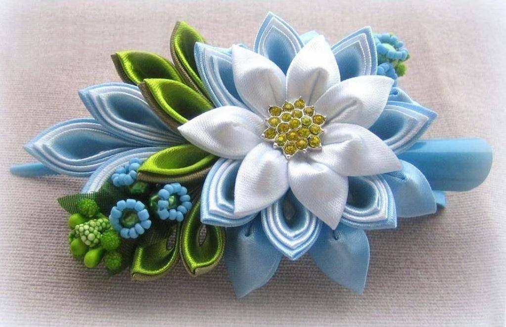 Мастер-класс «Цветочная фантазия. Техника канзаши»