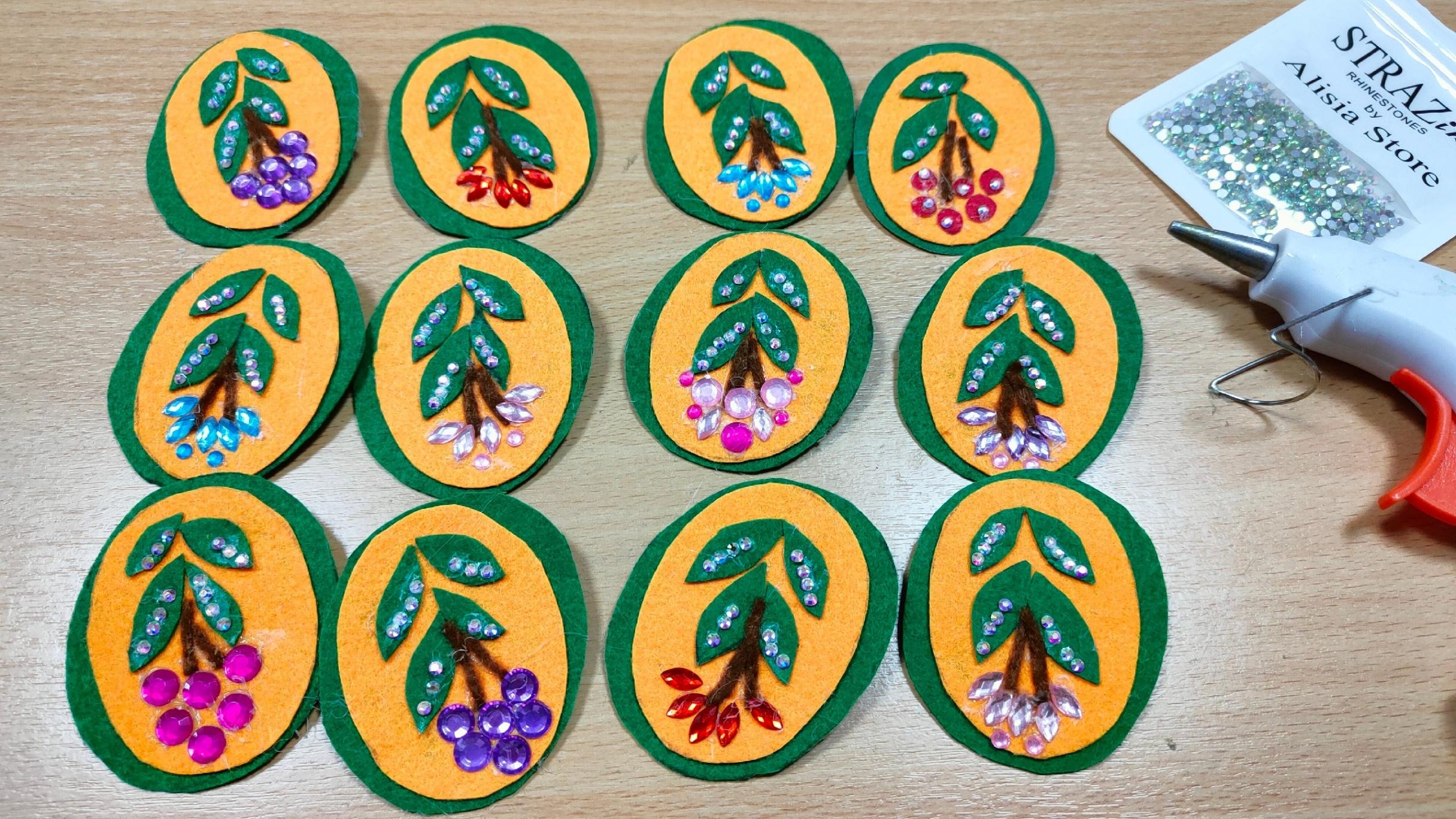 Мастер–класс «Брошь из фетра»