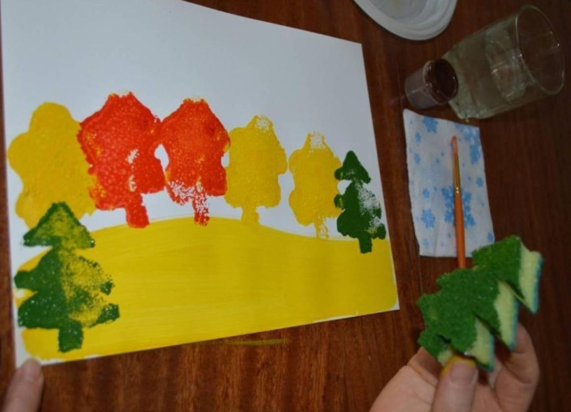 Мастер-класс «Рисование-штамповка»