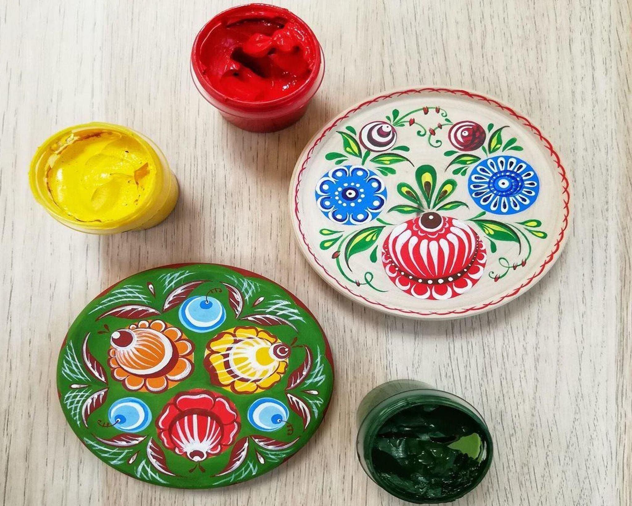 Мастер-класс «Магия красок и дерева»