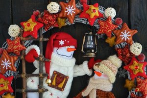 Мастер-класс «Веселый снеговик»