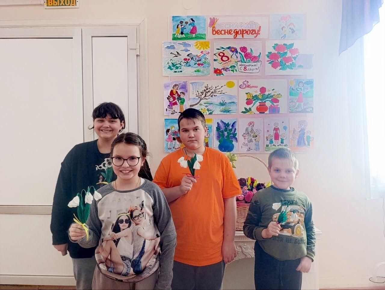 Мастер-класс «Подснежник-улыбка весны»