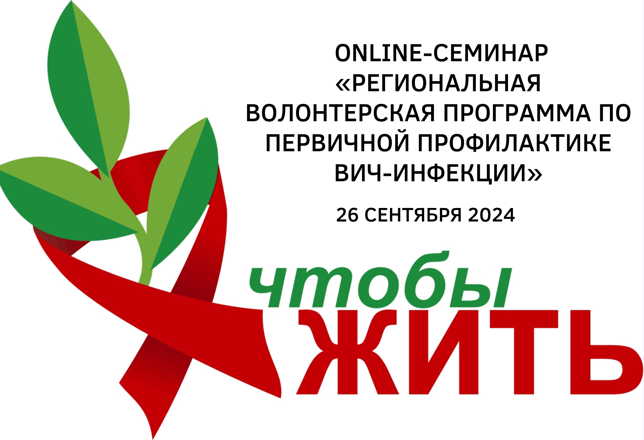 Online-семинар «Региональная волонтерская программа по первичной профилактике ВИЧ-инфекции»