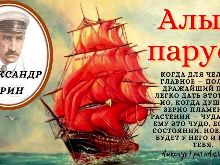 «Алые паруса» 100 лет повести А.Грина видео-обзор
