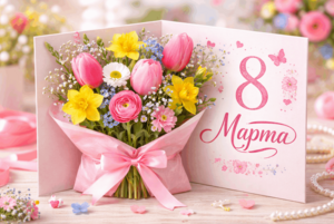 Мастер-класс «Букет в открытке»