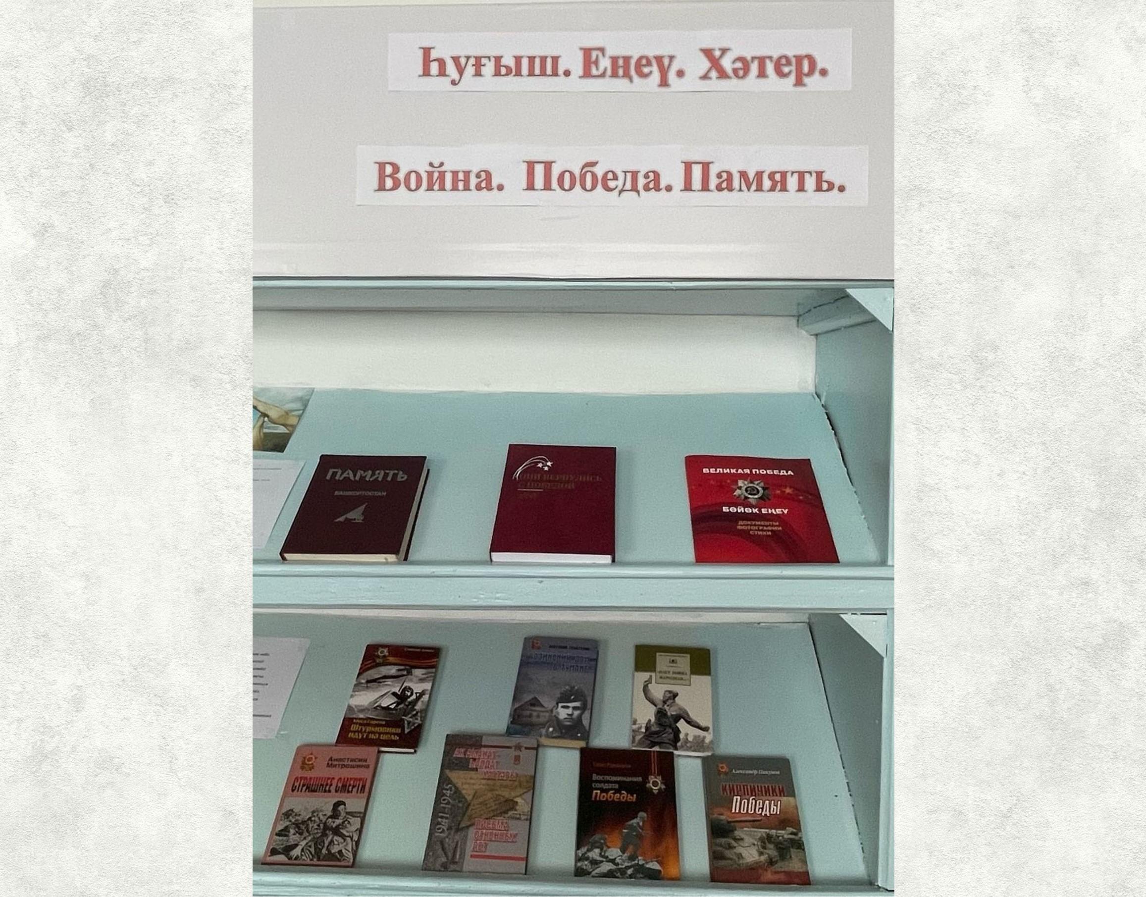 Книжная выставка «Война. Победа. Память».