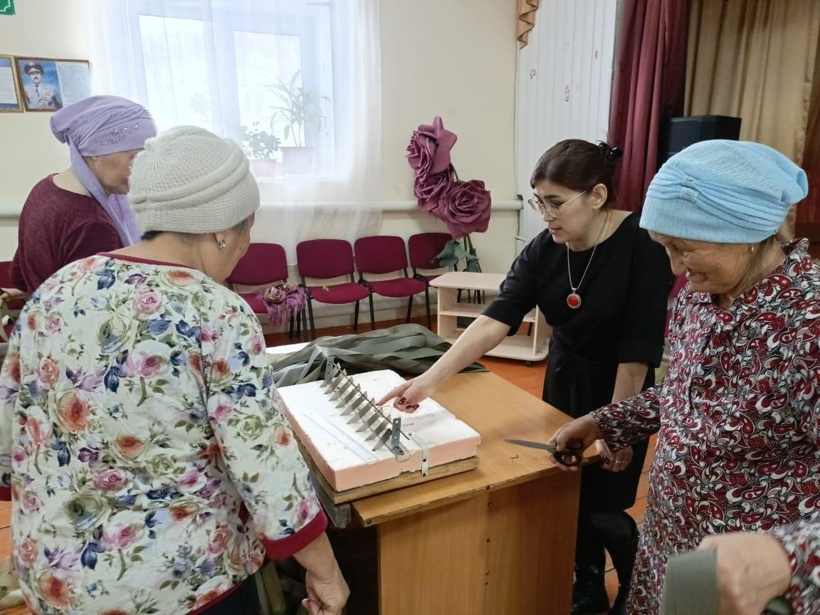Акция «Все для Победы»(плетение маскировочных сетей)