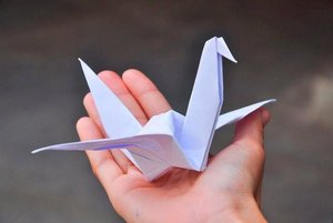 Мастер-класс «Белый журавлик – символ памяти»