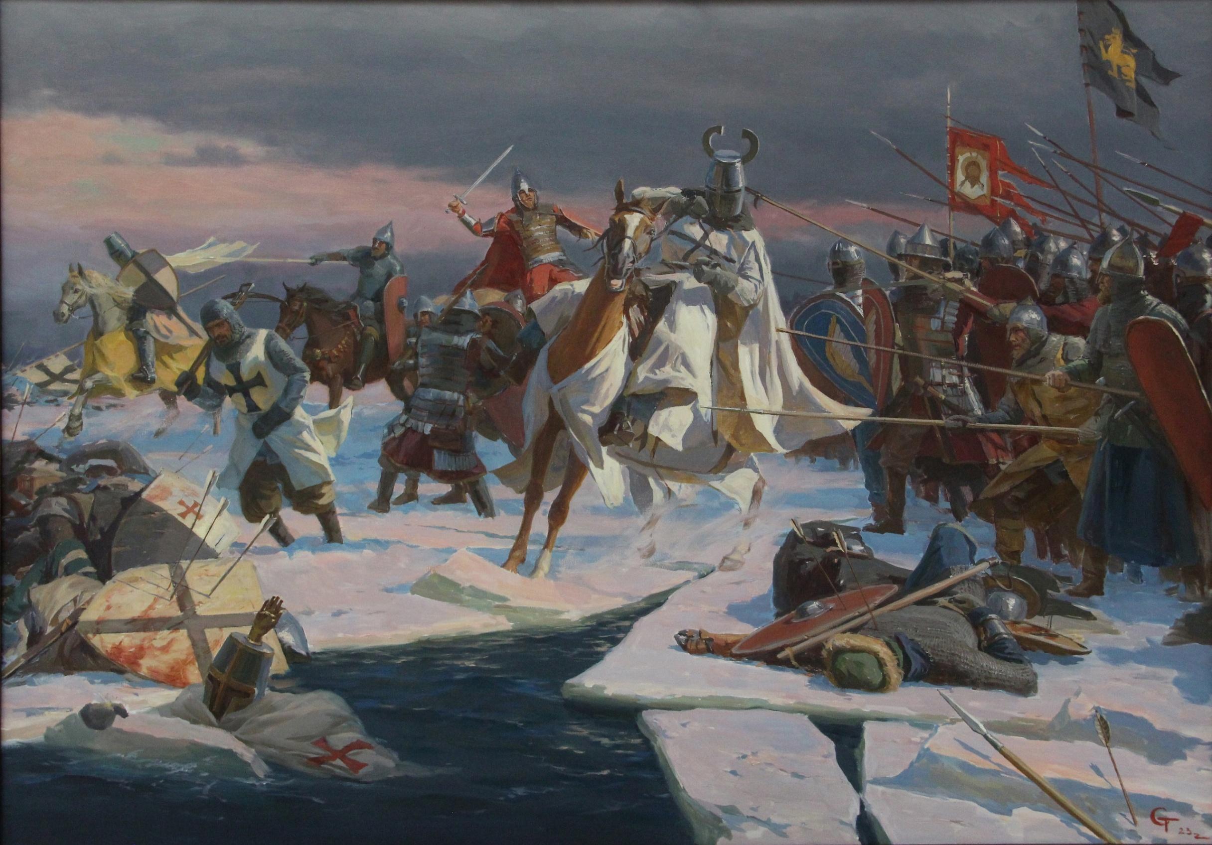 Онлайн– презентация«Ледовое побоище»