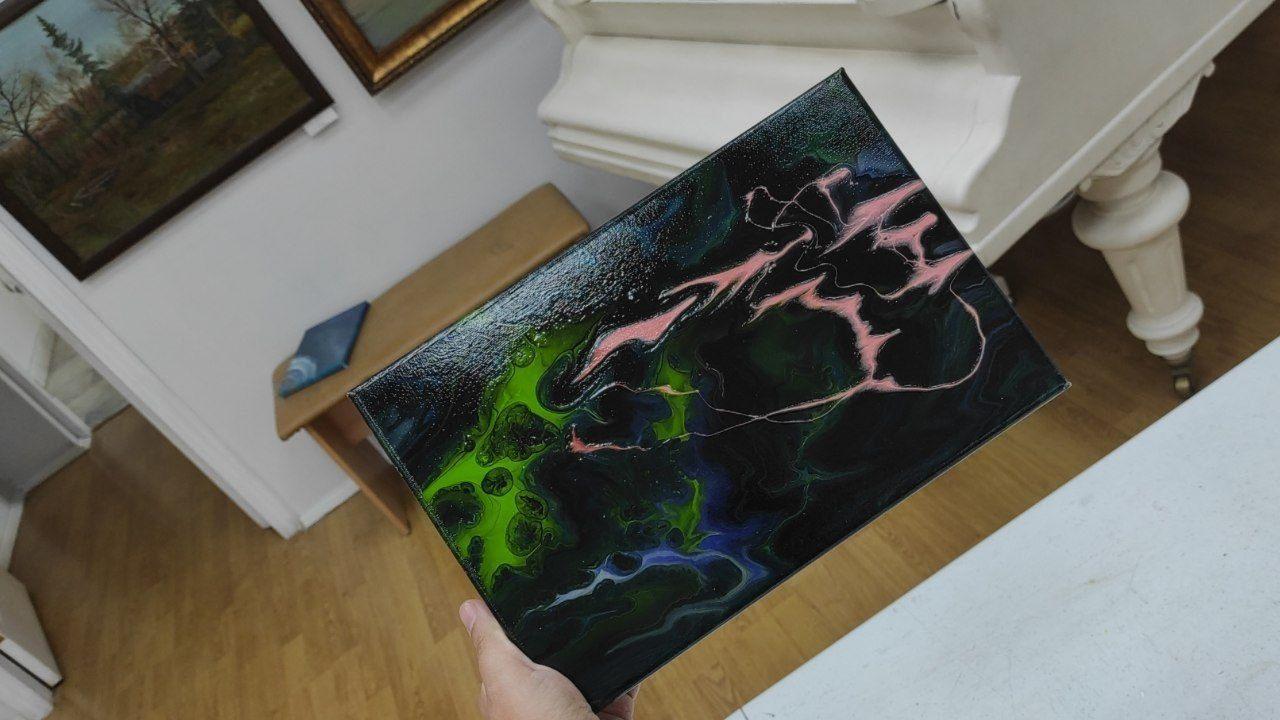 Мастер-класс по флюид-арту