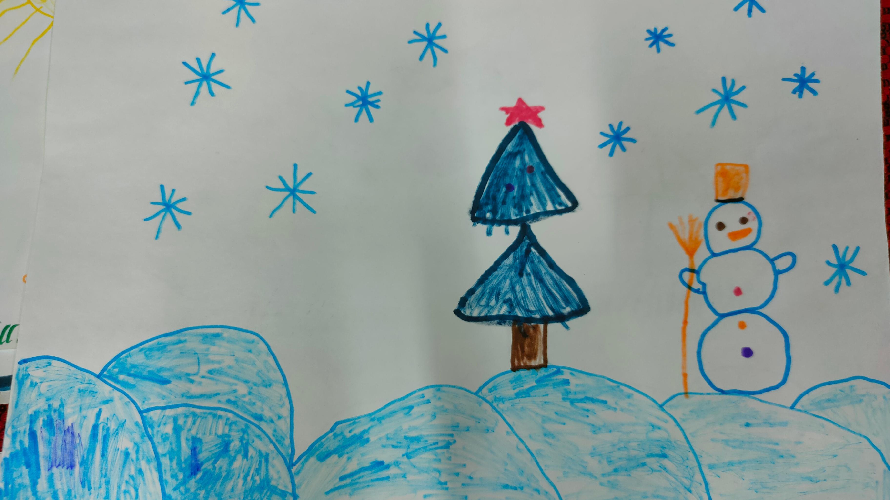 Выставка детских рисунков, посвященная Международному дню художника «Зимушка – зима!»