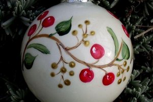 Мастер-класс «Народная роспись. Новогодние шары»