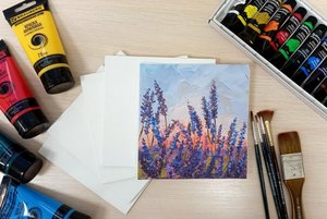 Мастер-класс «Прованс: рисование акрилом на холсте»