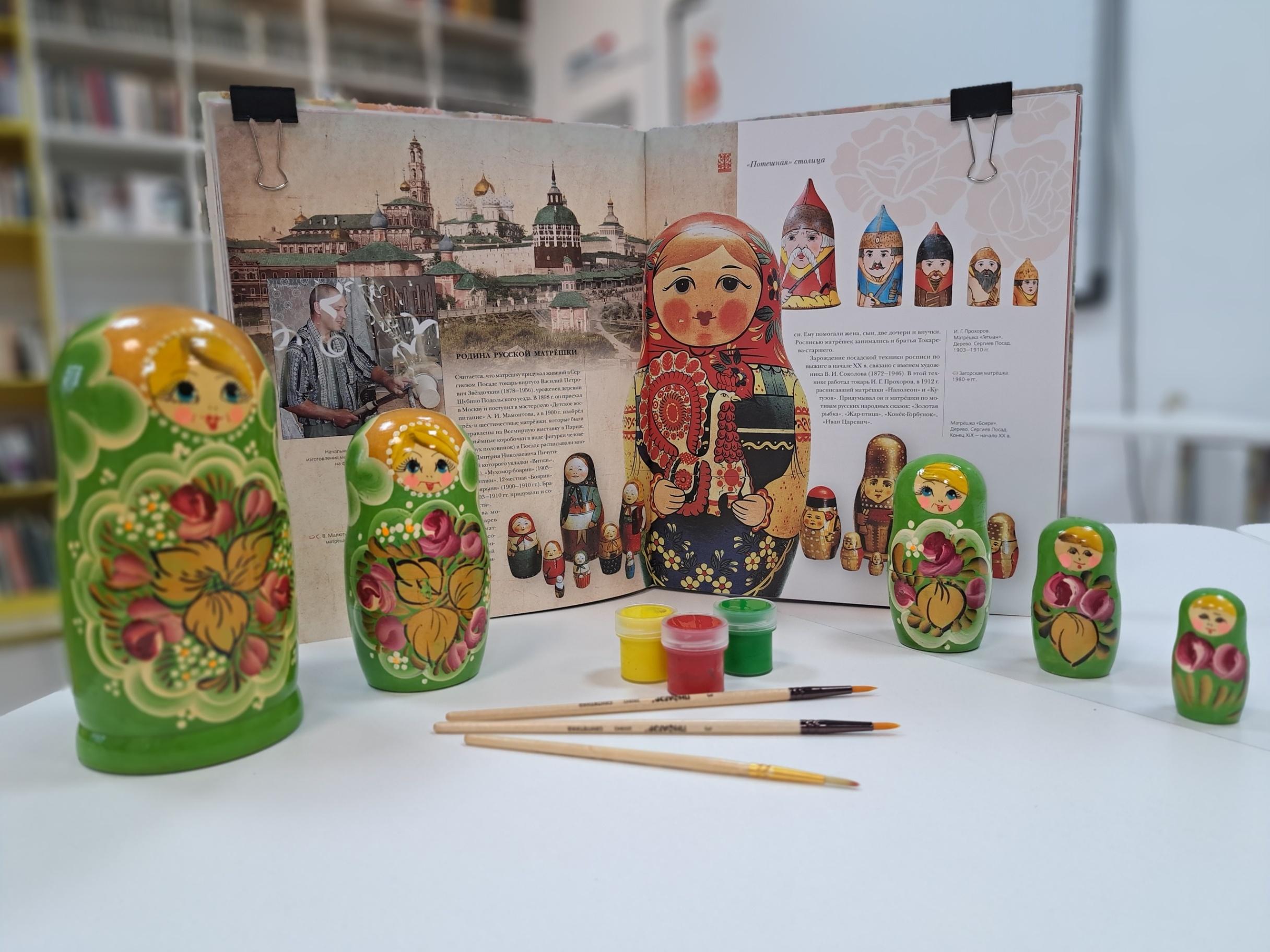 Творческий час «Эх, матрешка, хороша!»