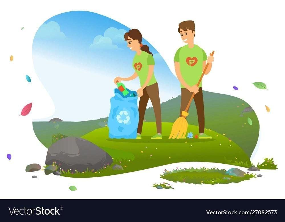 Уличная информ-акция с уборкой мусора «Прикрой планету ласковой рукой…»