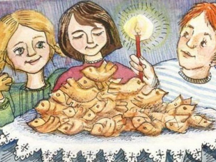 Жаворонки праздник рисунок