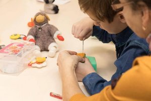 Мастер-класс по валянию из шерсти