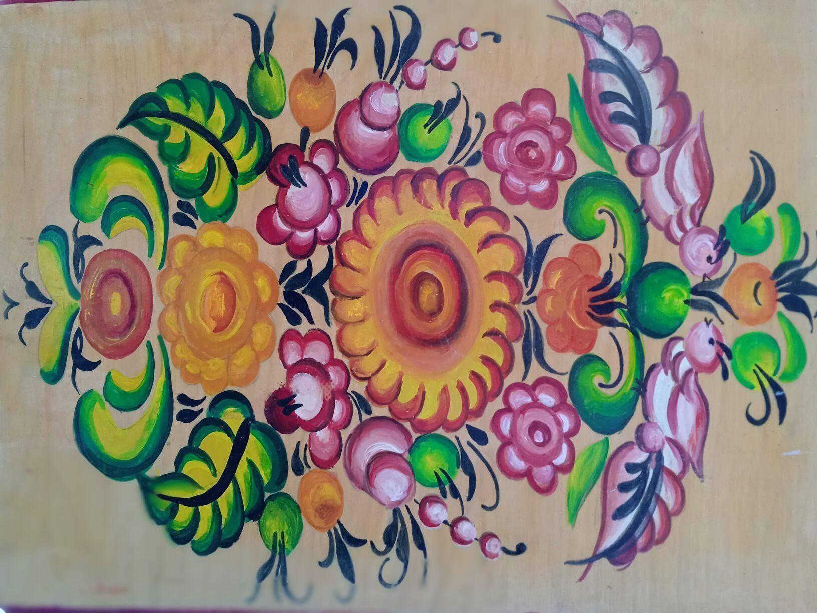 Мастер-класс «Русские узоры»