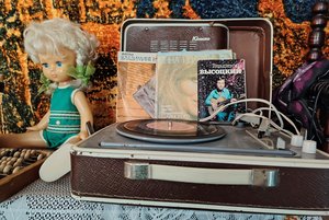 Выставка «Пластинки крутится диск»