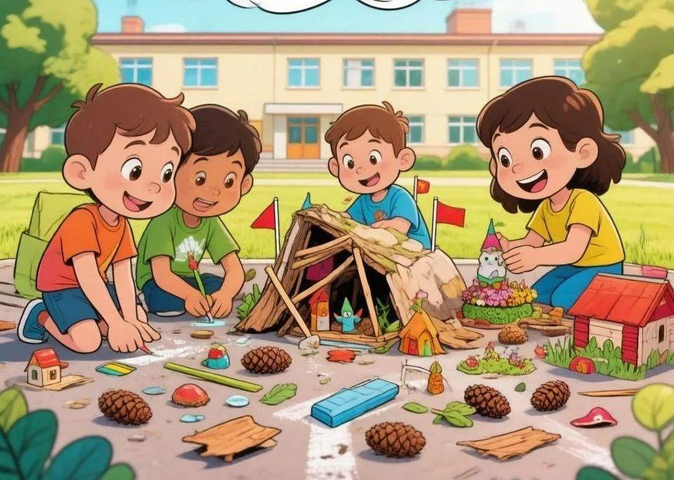 Создание арт-объекта «Дом для эльфов»