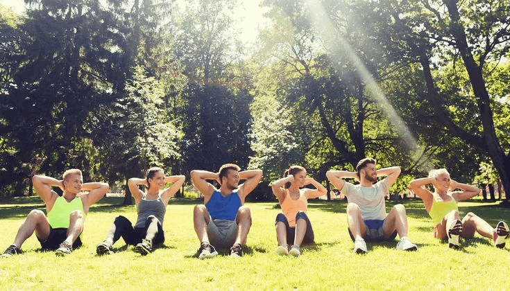 Фитнес на свежем воздухн