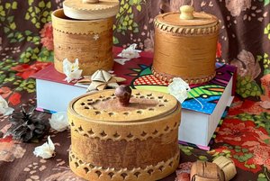 Мастер-класс «Берестяной туес-солонка»