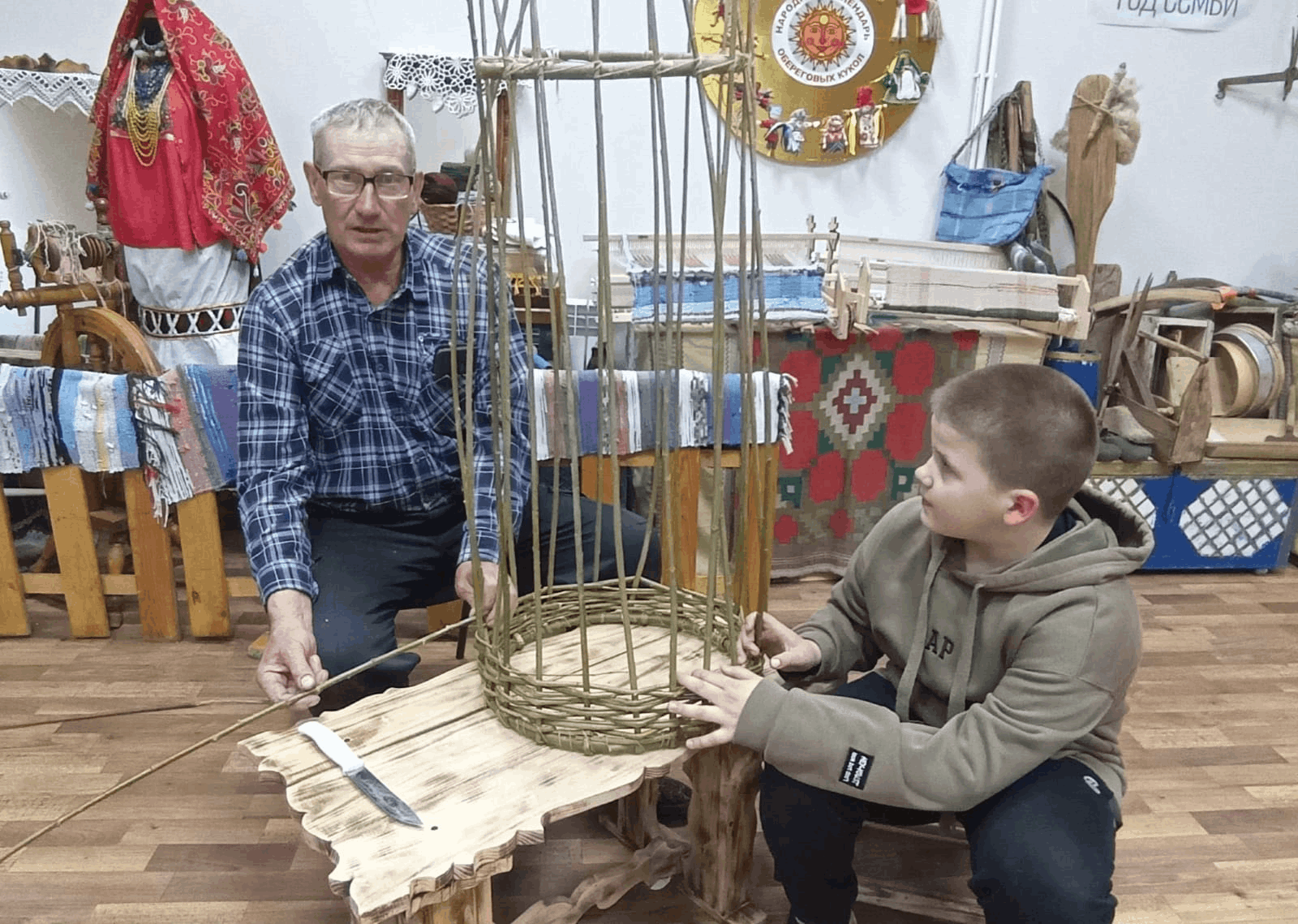 Мастер-класс «Магия ивового прута»