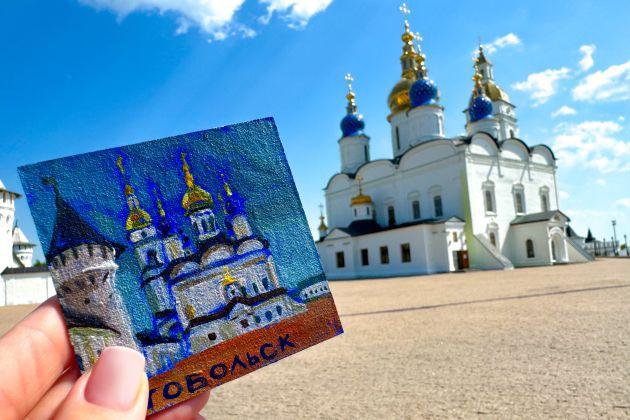 Мастер-класс «Магнит с кремлем»