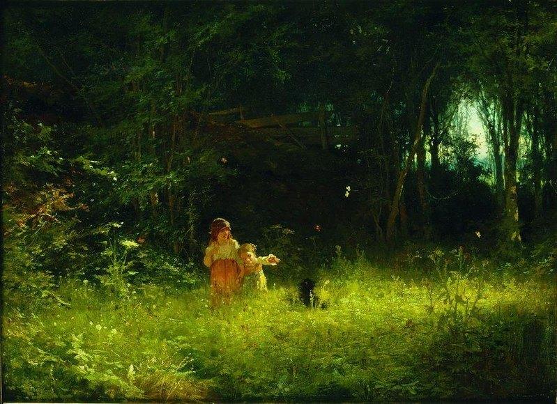 Дети в лесу. Иван Николаевич Крамской