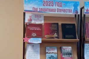 Книжная выставка 2025 год-Год защитника Отечества