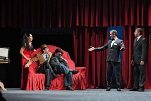 Спектакль «Он. Она. Окно. Покойник»