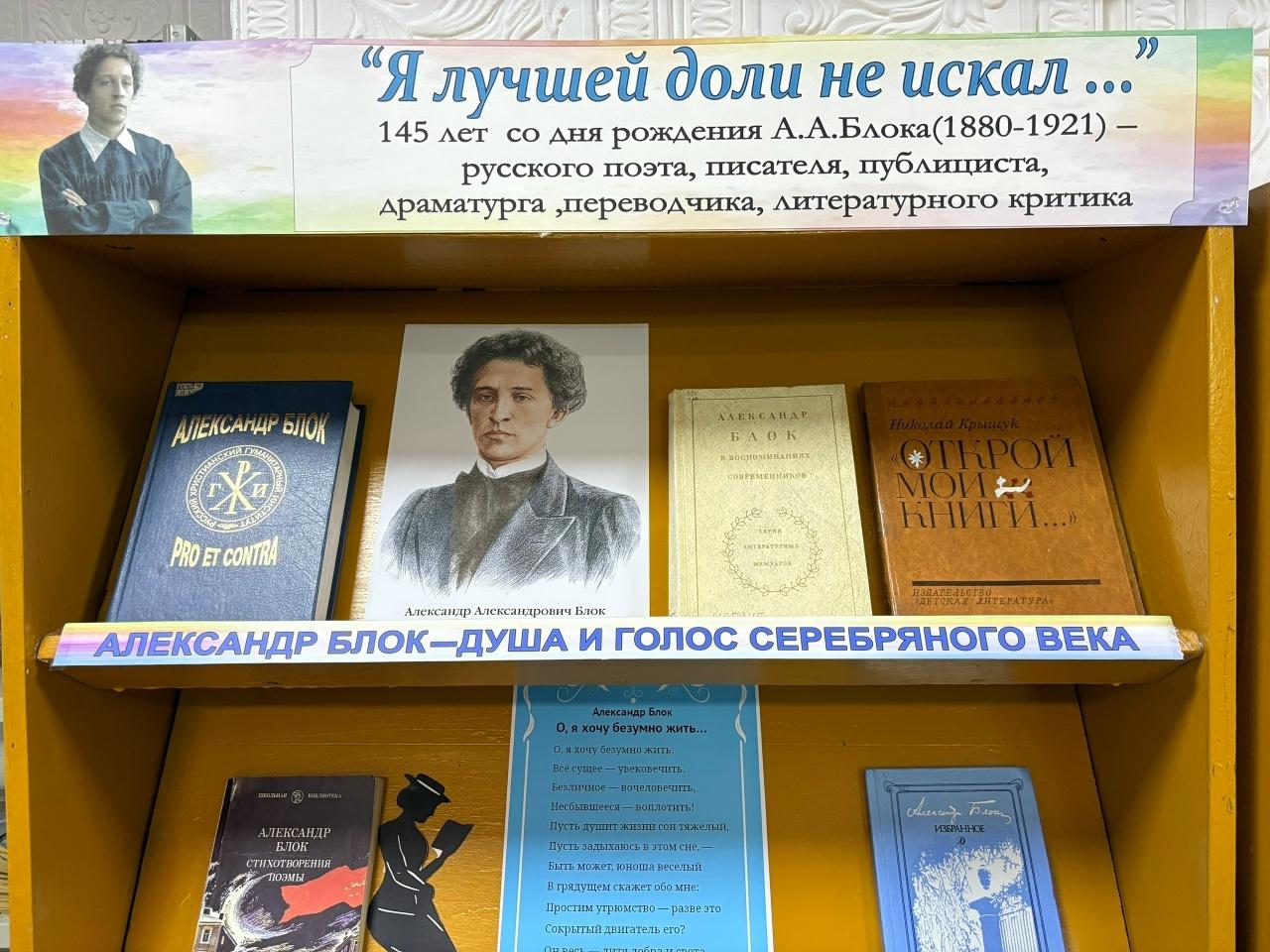 Книжная выставка «Я лучшей доли не искал…»