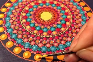 Мастер-класс «Распиши для себя мандалу на счастье»