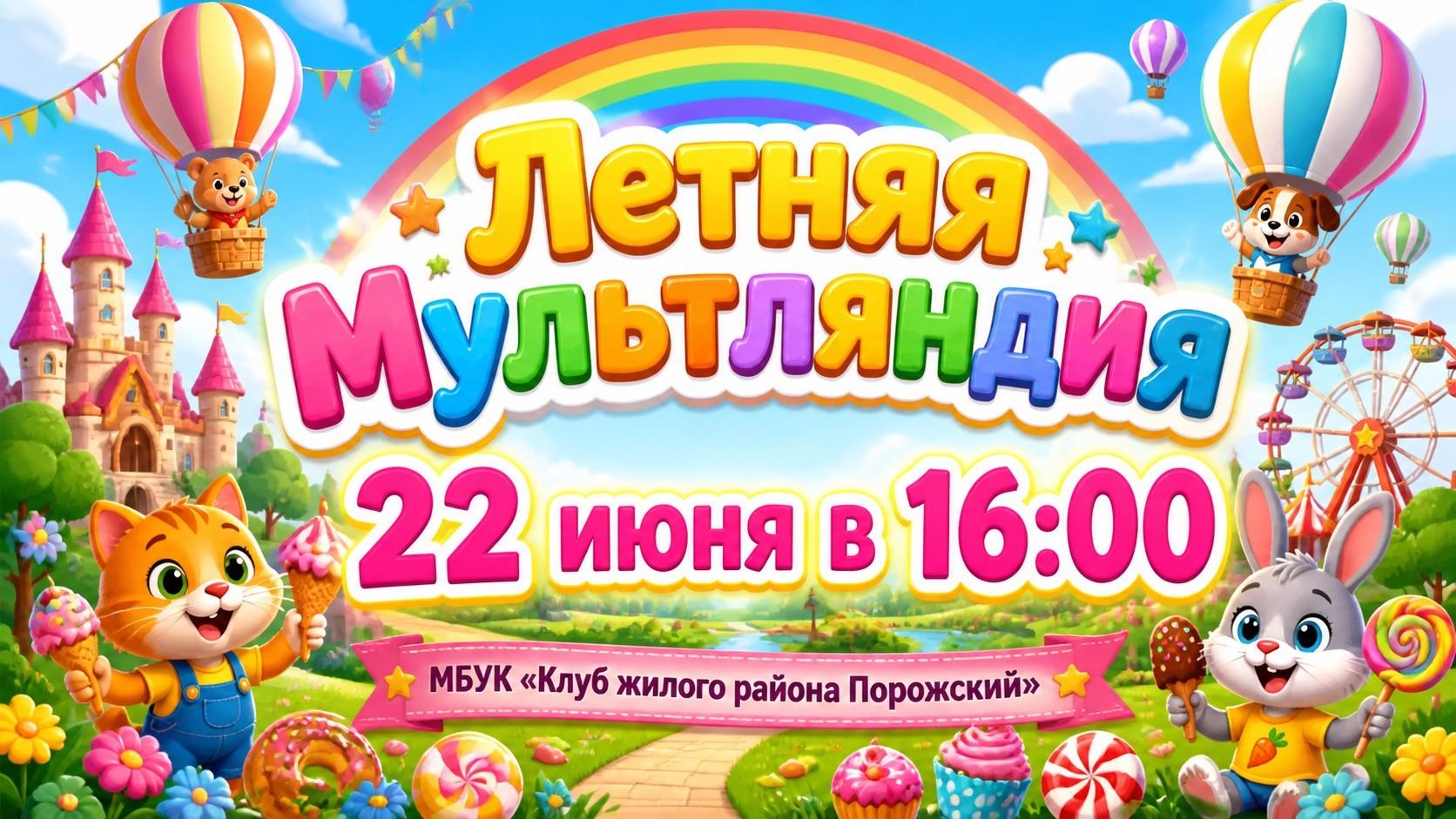 Программа «Летняя мультляндия»