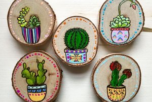 Мастер-класс «Роспись на спиле дерева»