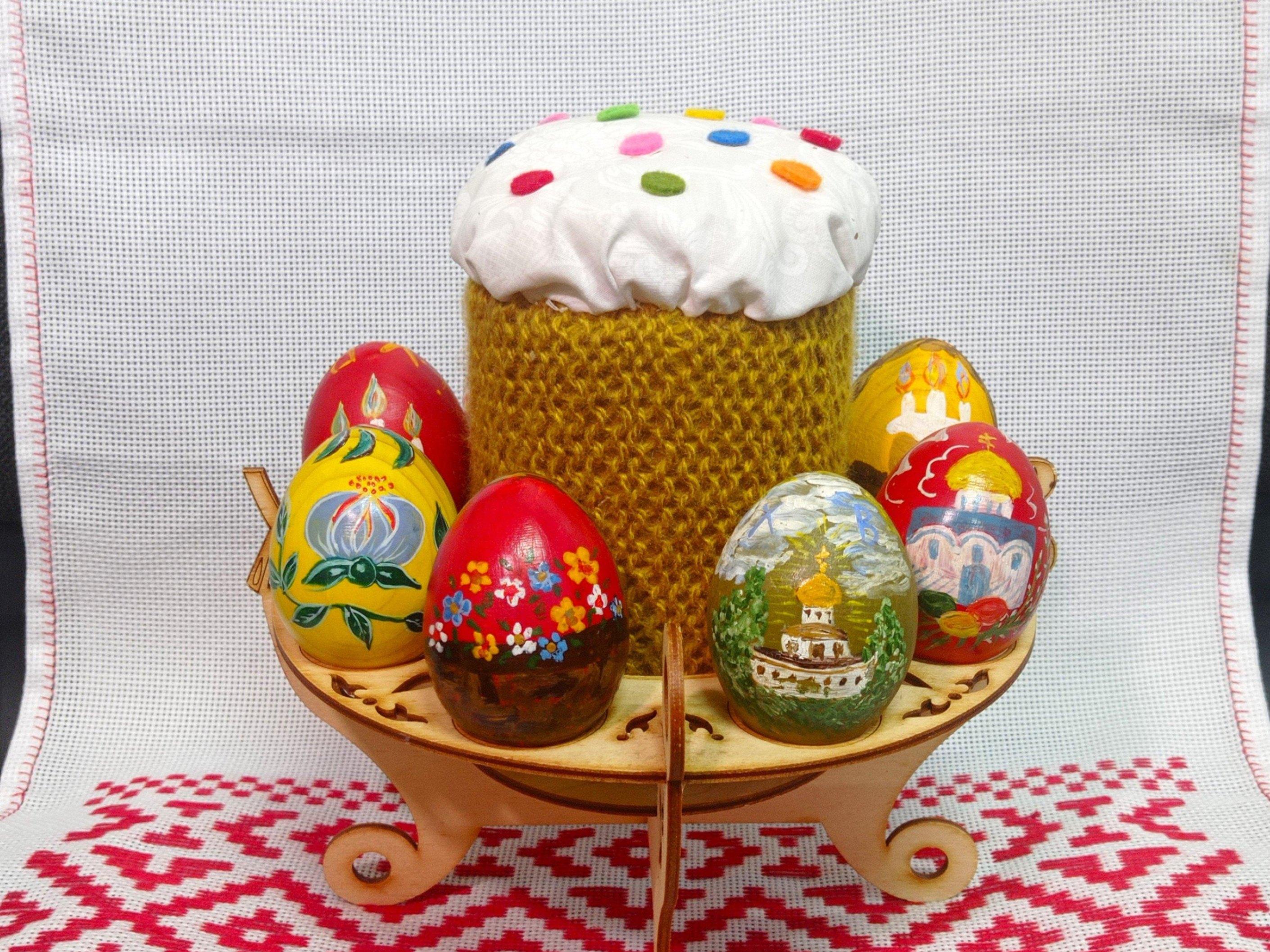 Мастер-класс «Роспись деревянных заготовок пасхальных яиц»