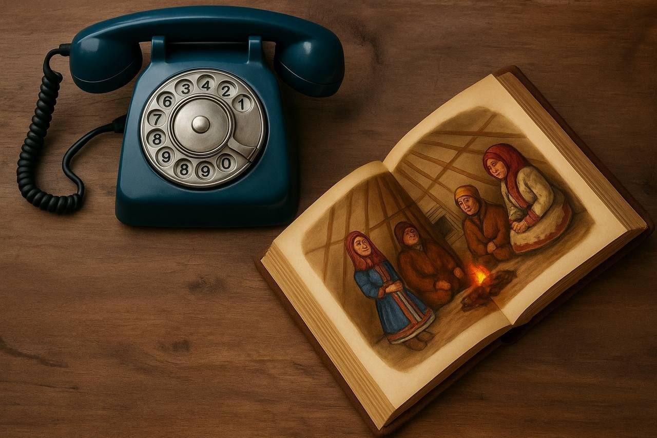 Выставка «Сказки народов Тюменской области по телефону»