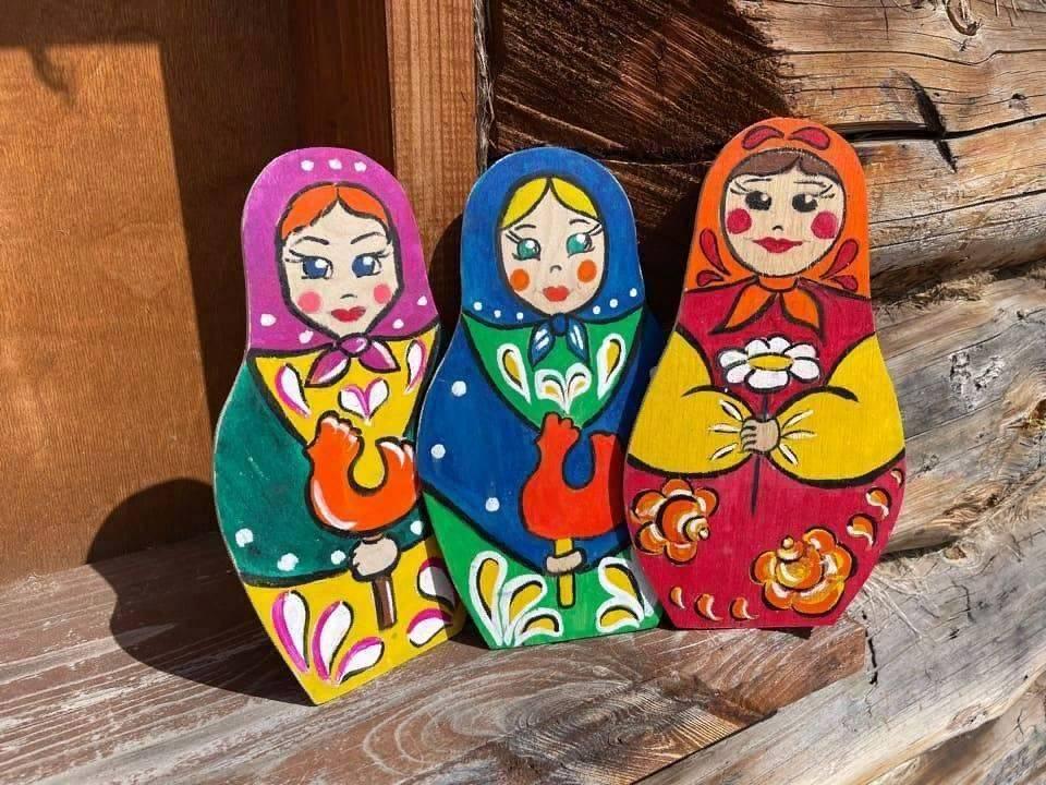 Мастер-класс по росписи деревянной заготовки «Матрёшка»