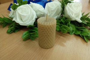 Мастер-класс «Свеча из вощины»