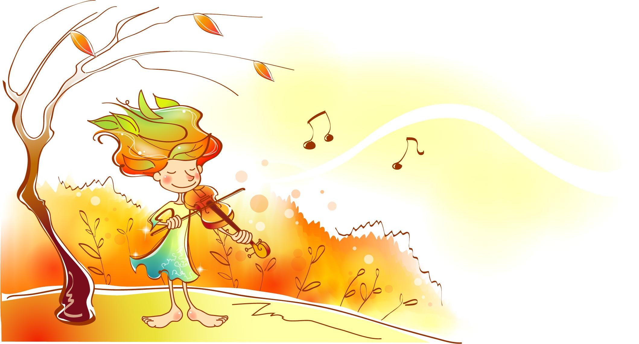 Детские музыка утро. Осенние рисунки. Осень иллюстрации. Осень рисунок для детей. Ветер рисунок.