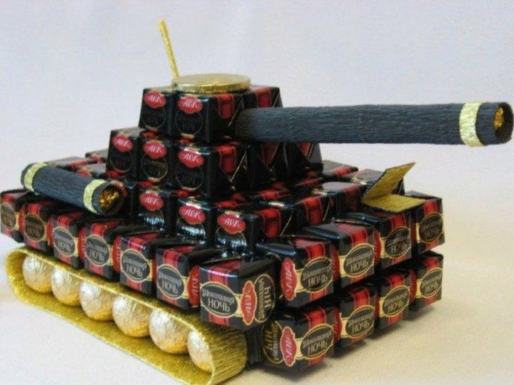 Мастер-класс «Шоколадный танк»