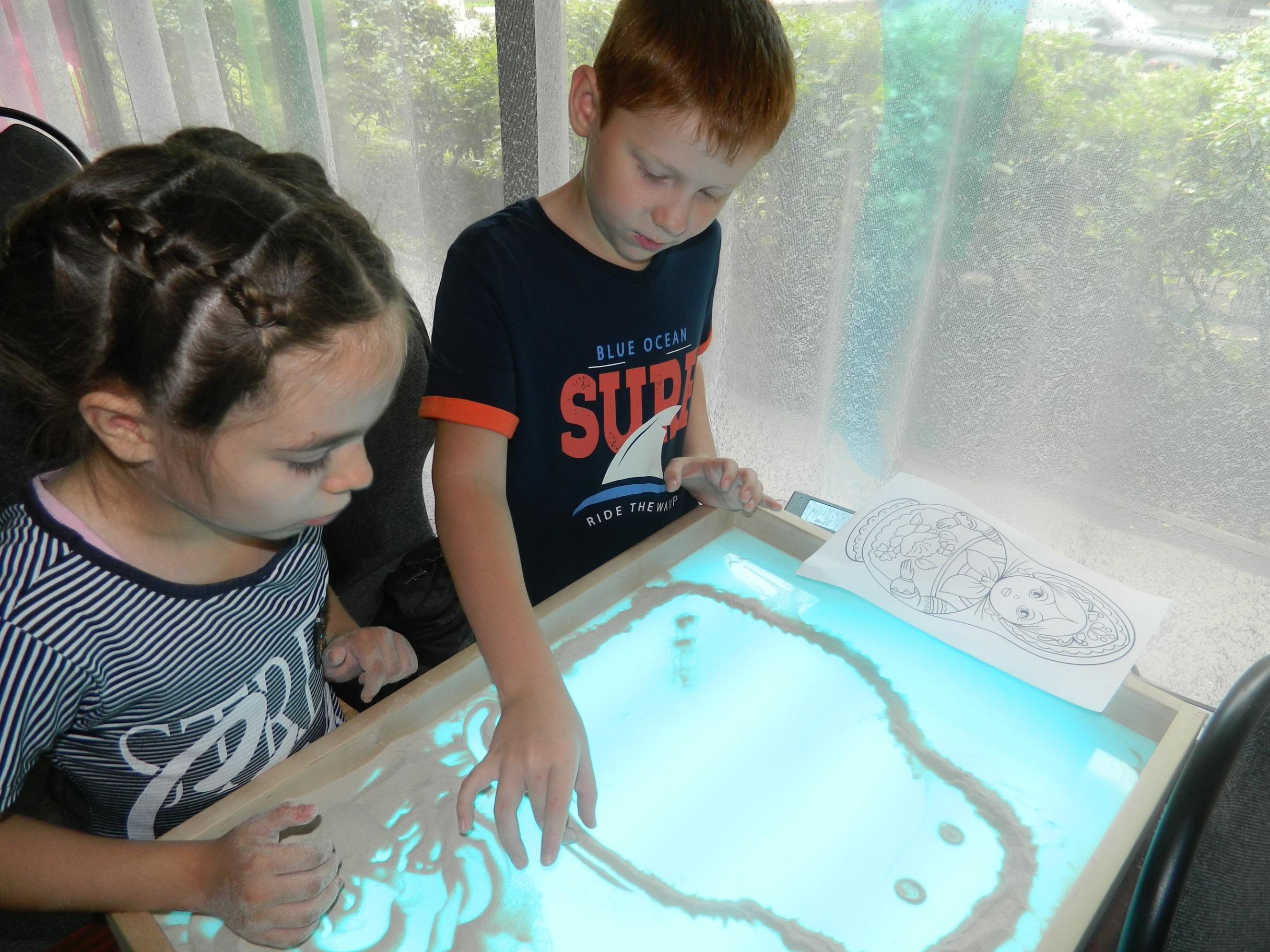 Урок песочной анимации «В мире детской фантазии»