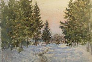 Выставка «Зимняя палитра»