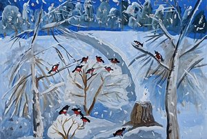 Художественная выставка«Зимнее настроение»