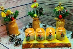 Мастер-класс «Новогодние огни»