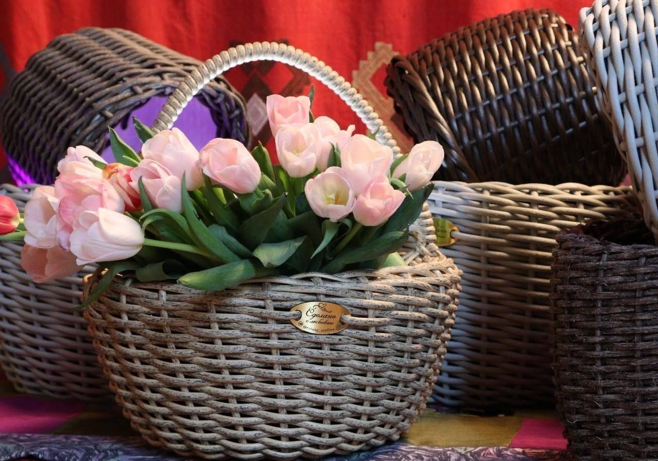 Мастер-класс «Корзина из ротанга»